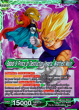 Vegeta & Babidi // Babidi & Prince of Destruction Vegeta, Mightiest Majin