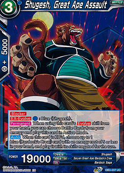 Shugesh, Great Ape Assault