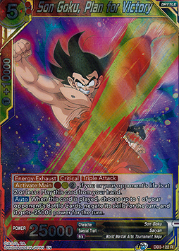 Son Goku, Plan for Victory