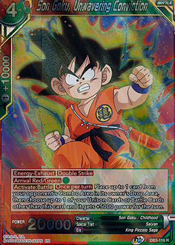 Son Goku, Unwavering Conviction