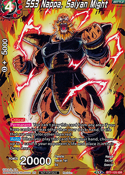 SS3 Nappa, Saiyan Might
