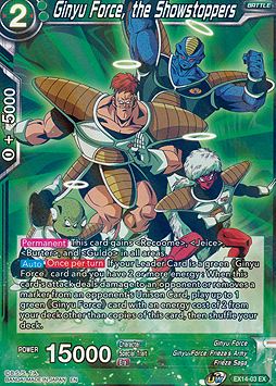 Ginyu Force, the Showstoppers