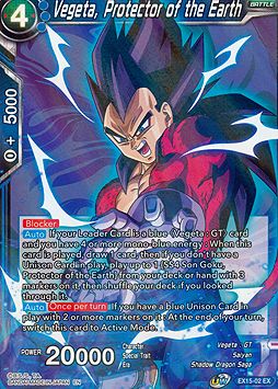Vegeta, Protector of the Earth