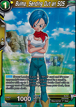 Bulma, Sending Out an SOS