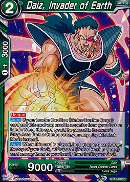 Daiz, Invader of Earth