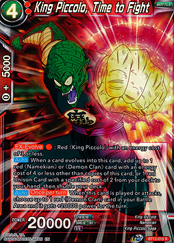 King Piccolo, Time to Fight