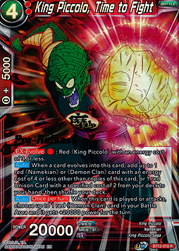 King Piccolo, Time to Fight