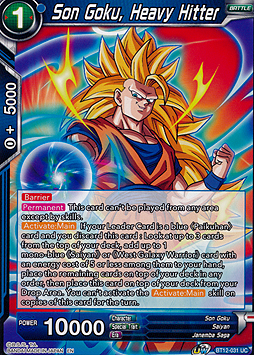Son Goku, Heavy Hitter