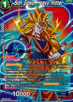 Son Goku, Heavy Hitter