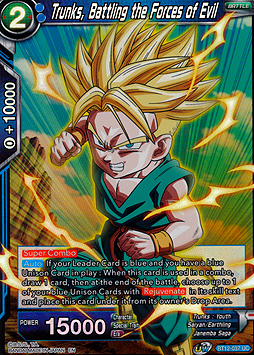 Trunks, Battling the Forces of Evil