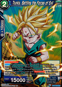 Trunks, Battling the Forces of Evil