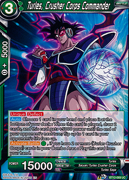 Turles, Crusher Corps Commander