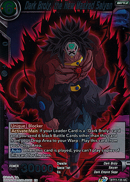 Dark Broly, the New Masked Saiyan
