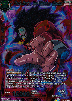 Dark Broly, the Shadow Warrior