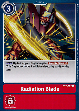 Radiation Blade