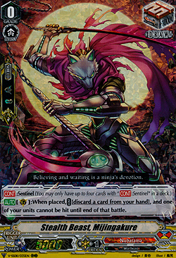 Stealth Beast, Mijingakure