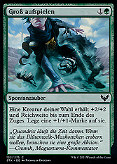 Groß aufspielen