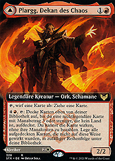 Plargg, Dekan des Chaos // Augusta, Dekanin der Ordnung