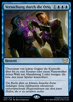 Versuchung durch die Oriq