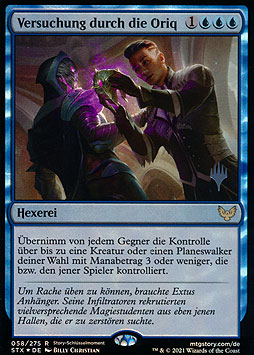 Versuchung durch die Oriq