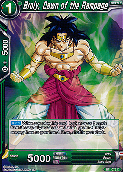 Broly, Dawn of the Rampage