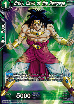 Broly, Dawn of the Rampage