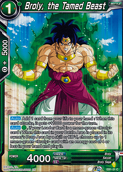 Broly, the Tamed Beast