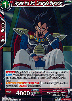 Vegeta the 3rd, Lineage