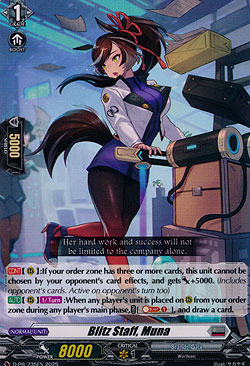 Blitz Staff, Muna