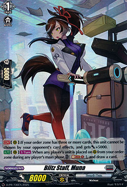 Blitz Staff, Muna