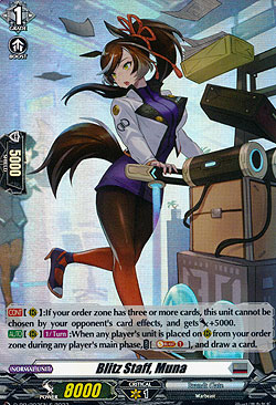 Blitz Staff, Muna