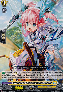 Bringer of Soaring Wind, Lachte