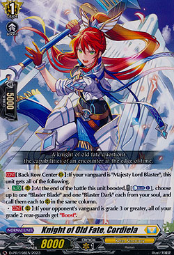 Knight of Old Fate, Cordiela