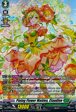 Pining Flower Maiden, Claudine