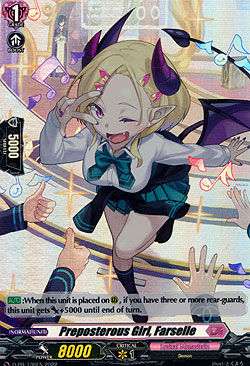 Preposterous Girl, Farselle