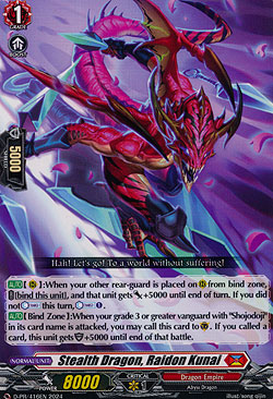 Stealth Dragon, Raidon Kunai