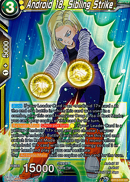 Android 18, Sibling Strike