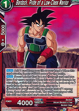 Bardock, Pride of a Low-Class Warrior