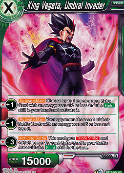 King Vegeta, Umbral Invader