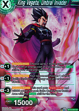 King Vegeta, Umbral Invader