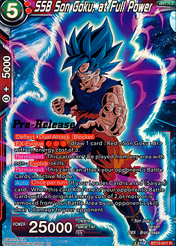 SSB Son Goku, at Full Power