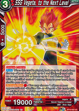 SSG Vegeta, to the Next Level