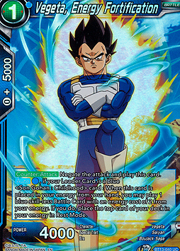 Vegeta, Energy Fortification