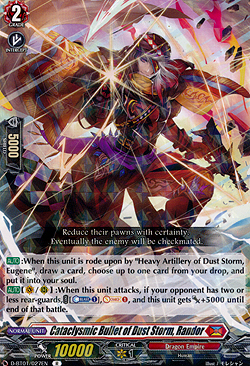 Cataclysmic Bullet of Dust Storm, Randor