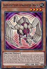 Hartgesottener bewaffneter Drache