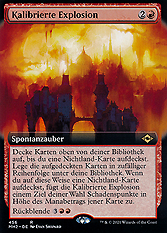 Kalibrierte Explosion