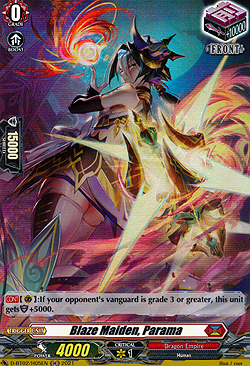 Blaze Maiden, Parama