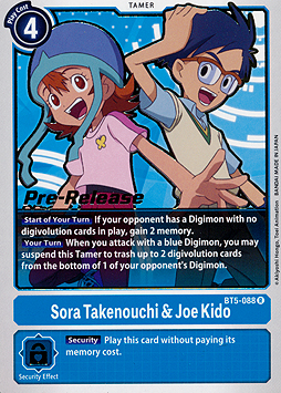 Sora Takenouchi & Joe Kido