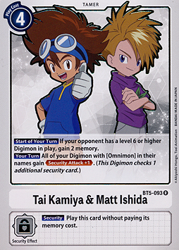 Tai Kamiya & Matt Ishida