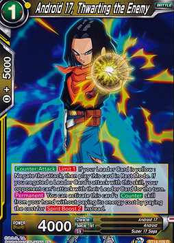 Android 17, Thwarting the Enemy